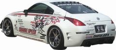 Parachoques Trasero Chargespeed para Nissan 350Z Z33 FRP