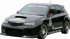 Parachoques Delantero Chargespeed para Subaru Impreza WRX STi 08-Type 2 + parrilla delantera