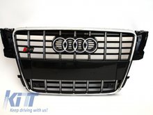 Parrilla Frontal Audi A5 Look S5 2007 – Edicion Negro con PDC