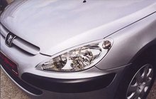 Pestañas faros delanteros para Peugeot 307 01