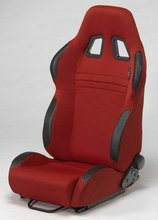 Asiento deportivo Baquet Tipo T Eco rojo