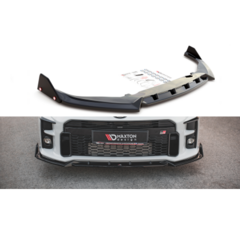 Splitter delantero inferior ABS + Flaps V.2 Toyota GR Yaris Mk4 - Toyota/GR Yaris/Mk3 [2020-] Maxton