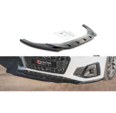 Splitter delantero inferior ABS V.1 Audi S5 / A5 S-Line F5 Facelift - Audi/A5/S5/RS5/S5/F5 FL [2019-] Maxton