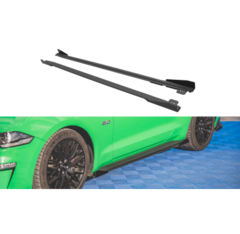 Street Pro Difusor Spoileres inferiores talonera ABS V.1 + Flaps Ford Mustang GT Mk6 Facelift - Ford/Mustang/MK6 GT Facelift MAXTON DESI