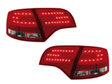 Focos traseros de LEDs Audi A4 Avant B7 04-08 rojos/claros