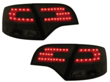 Focos traseros de LEDs Audi A4 Avant B7 04-08 ahumados