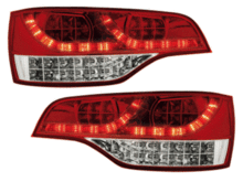 Focos traseros de LEDs Audi Q7 05-09 _rojos/crystal
