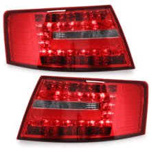 Focos traseros de LEDs Audi A6 Lim.04-08_ rojos/crystal